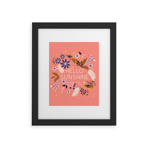Showmemars Hello Sunshine 1 Framed Art Print