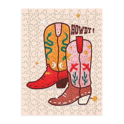 Showmemars Howdy Cowboy Boots Puzzle