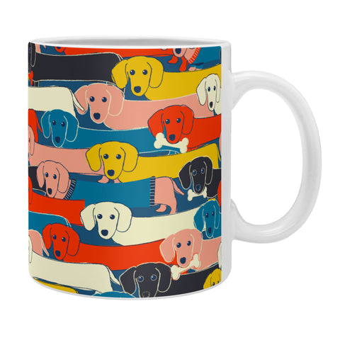 Showmemars Long dogs pattern Coffee Mug