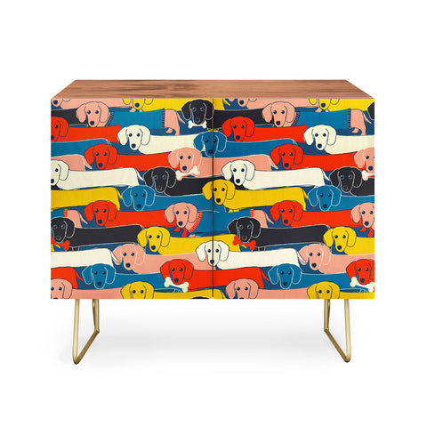 Showmemars Long dogs pattern Credenza