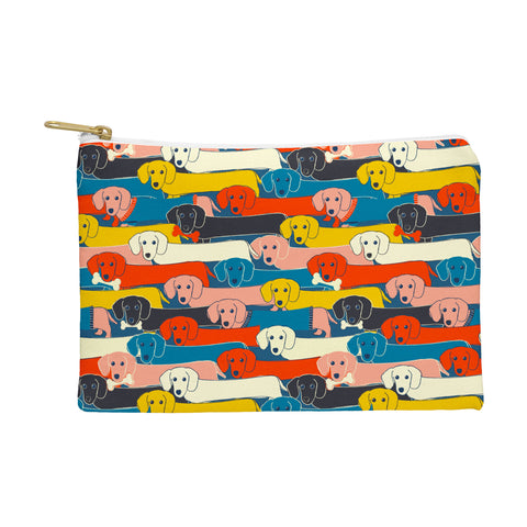 Showmemars Long dogs pattern Pouch