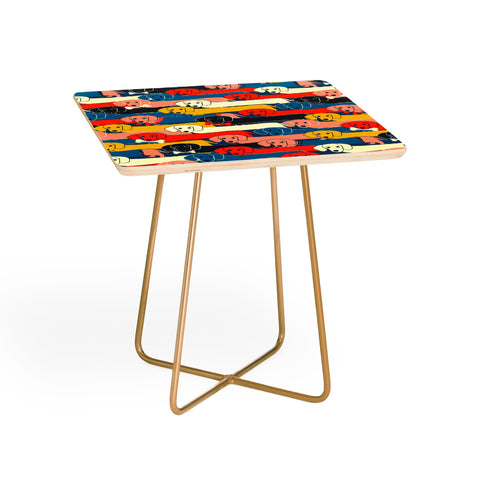 Showmemars Long dogs pattern Side Table