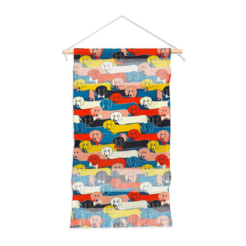 Showmemars Long dogs pattern Wall Hanging Portrait