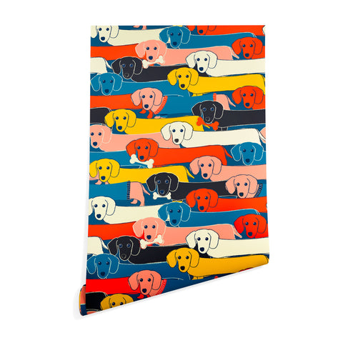 Showmemars Long dogs pattern Wallpaper