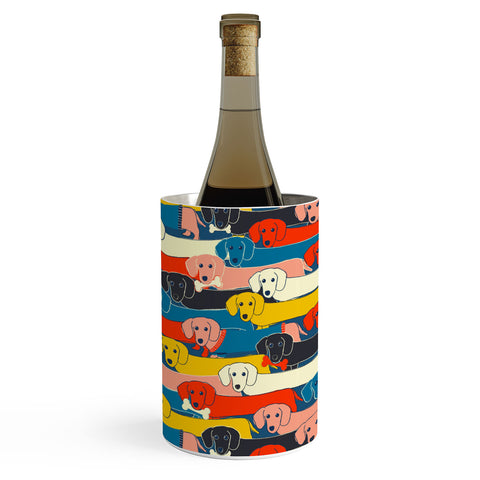 Showmemars Long dogs pattern Wine Chiller