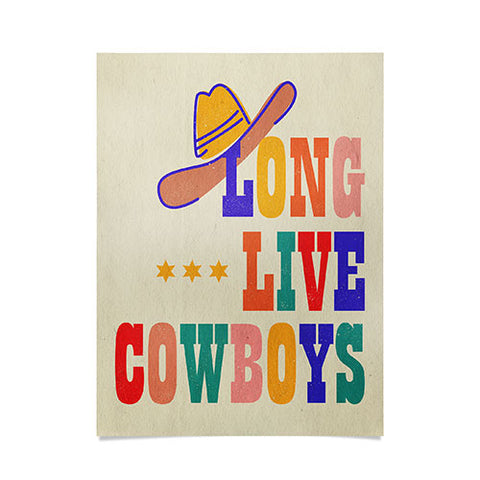 Showmemars LONG LIVE COWBOYS Poster