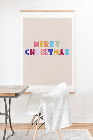 Showmemars MERRY CHRISTMAS II Art Print And Hanger