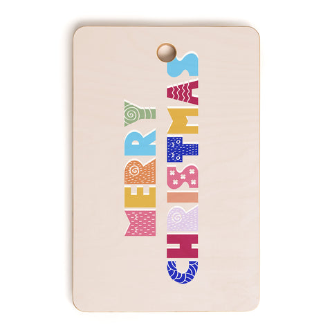 Showmemars MERRY CHRISTMAS II Cutting Board Rectangle