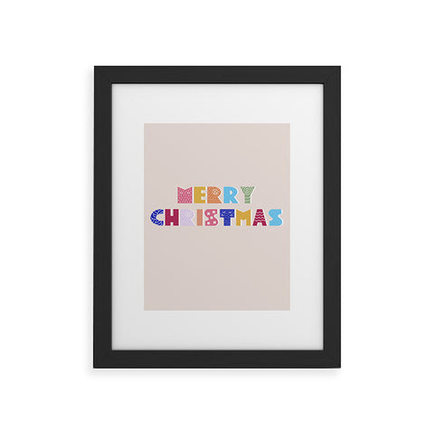 Showmemars MERRY CHRISTMAS II Framed Art Print