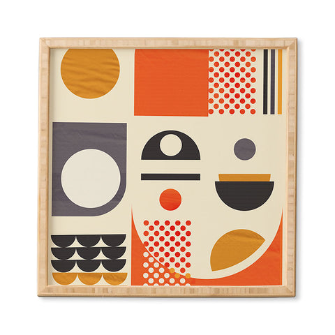 Showmemars Midcentury no1 Framed Wall Art