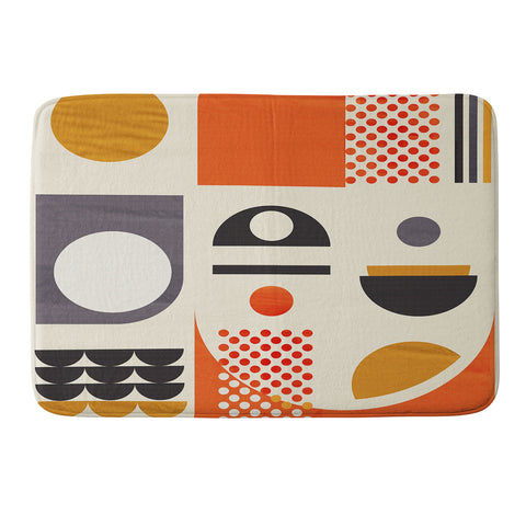 Showmemars Midcentury no1 Memory Foam Bath Mat