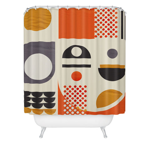 Showmemars Midcentury no1 Shower Curtain