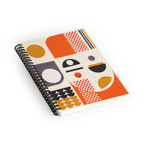 Showmemars Midcentury no1 Spiral Notebook