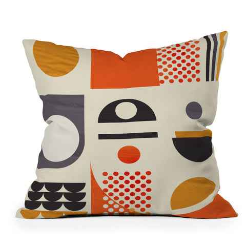 Showmemars Midcentury no1 Throw Pillow