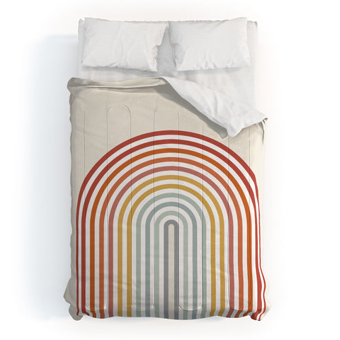 Showmemars Minimalistic Colorful Lines Comforter