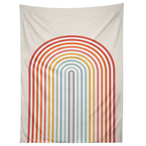 Showmemars Minimalistic Colorful Lines Tapestry