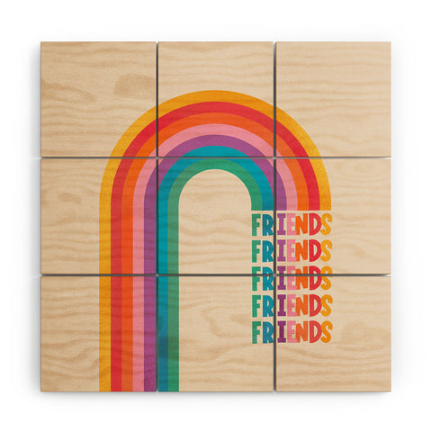 Showmemars Rainbow Friends I Wood Wall Mural