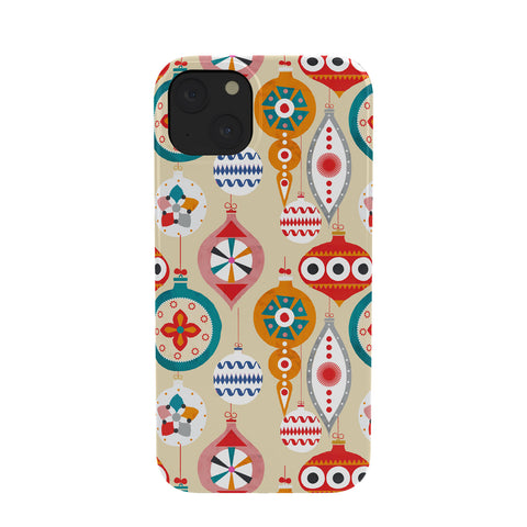 Showmemars Retro christmas ornaments pattern Phone Case