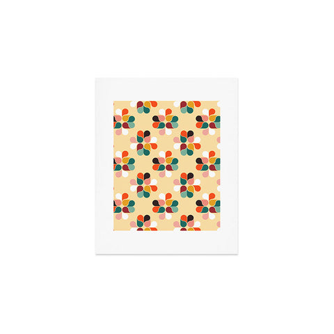 Showmemars Retro geometry pattern no2 Art Print