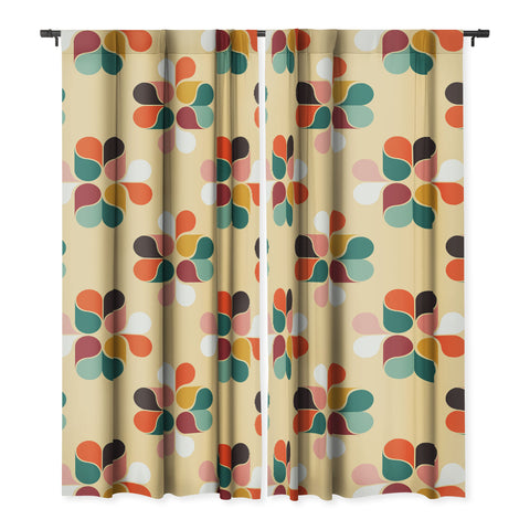 Showmemars Retro geometry pattern no2 Blackout Non Repeat