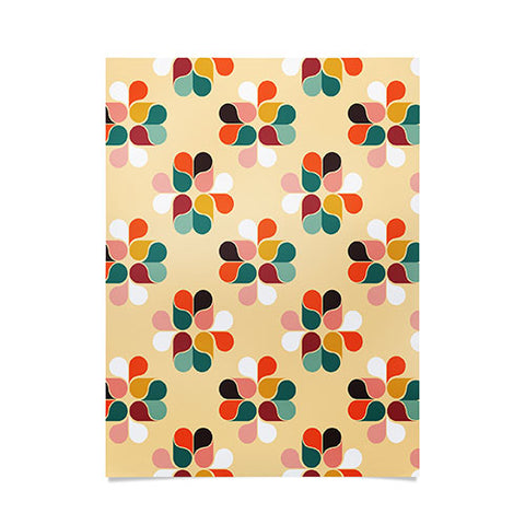 Showmemars Retro geometry pattern no2 Poster