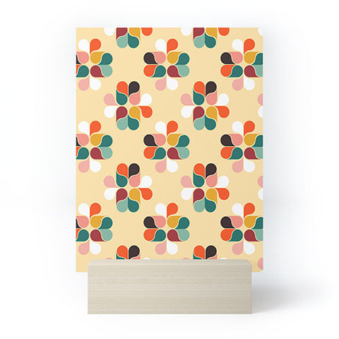 Showmemars Retro geometry pattern no2 Mini Art Print