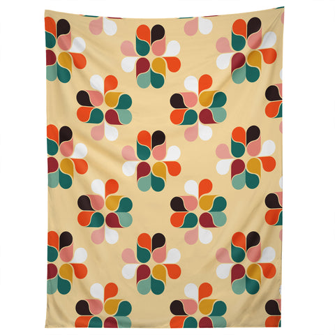 Showmemars Retro geometry pattern no2 Tapestry