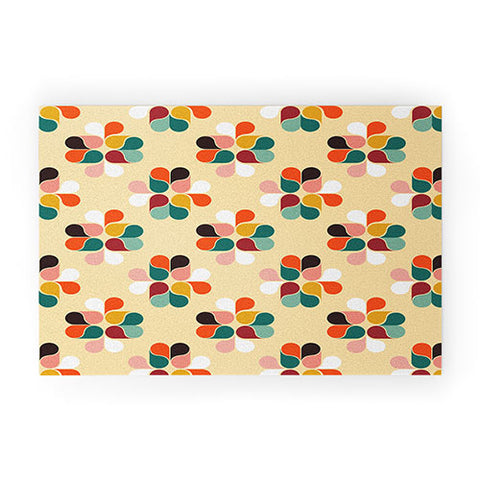 Showmemars Retro geometry pattern no2 Welcome Mat