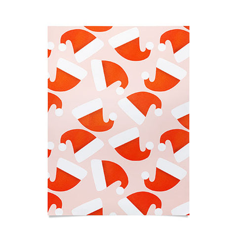 Showmemars Santa Hat pattern Poster