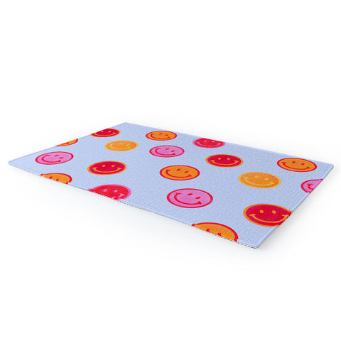 Showmemars Smiling faces pattern no2 Area Rug