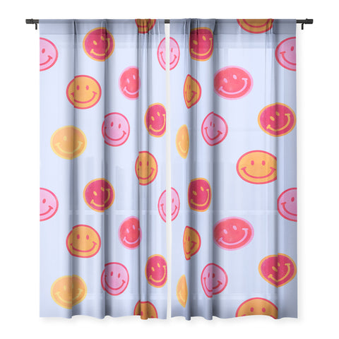 Showmemars Smiling faces pattern no2 Sheer Non Repeat