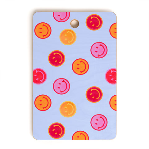 Showmemars Smiling faces pattern no2 Cutting Board Rectangle