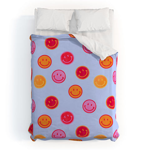 Showmemars Smiling faces pattern no2 Duvet Cover