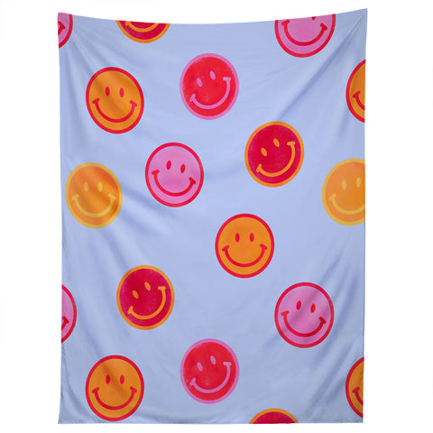 Showmemars Smiling faces pattern no2 Tapestry