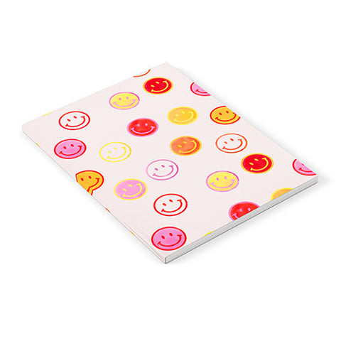 Showmemars Smiling Faces Pattern Notebook