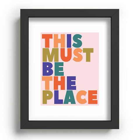 Showmemars This Must Be The Place Recessed Framing Rectangle