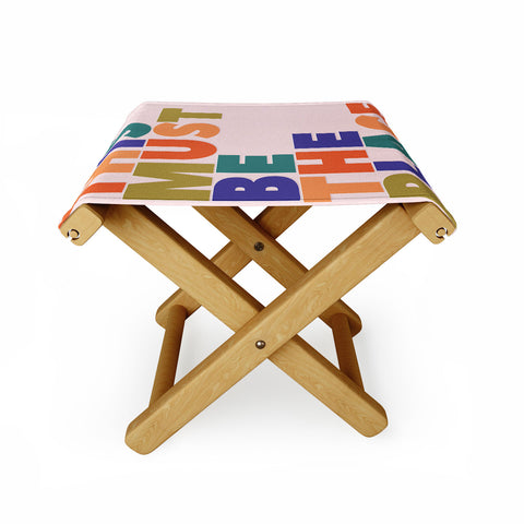 Showmemars This Must Be The Place Folding Stool