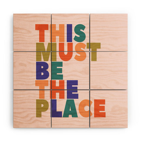 Showmemars This Must Be The Place Wood Wall Mural