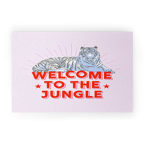 Showmemars welcome to the jungle retro Welcome Mat