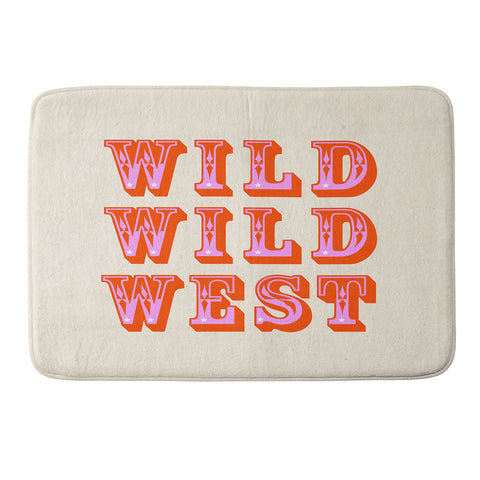 Showmemars WILD WILD WEST I Memory Foam Bath Mat