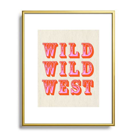 Showmemars WILD WILD WEST I Metal Framed Art Print