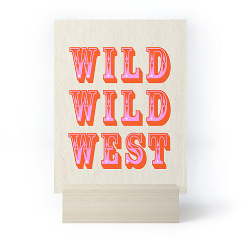 Showmemars WILD WILD WEST I Mini Art Print