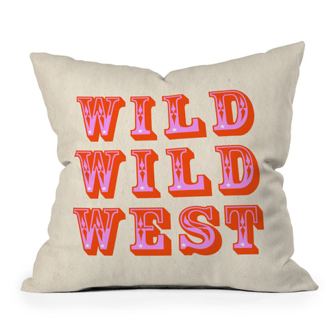 Showmemars WILD WILD WEST I Throw Pillow
