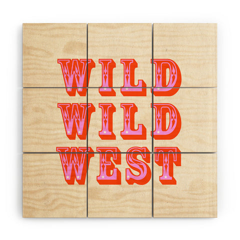 Showmemars WILD WILD WEST I Wood Wall Mural