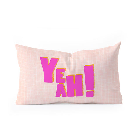Showmemars YEAH Oblong Throw Pillow
