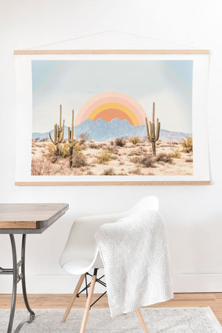 Sisi and Seb Arizona Sun rise Art Print And Hanger