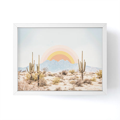 Sisi and Seb Arizona Sun rise Framed Mini Art Print