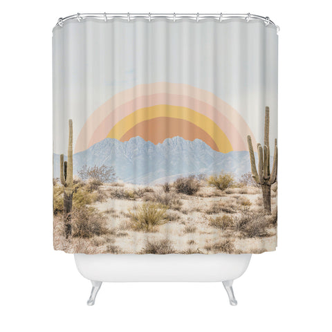 Sisi and Seb Arizona Sun rise Shower Curtain