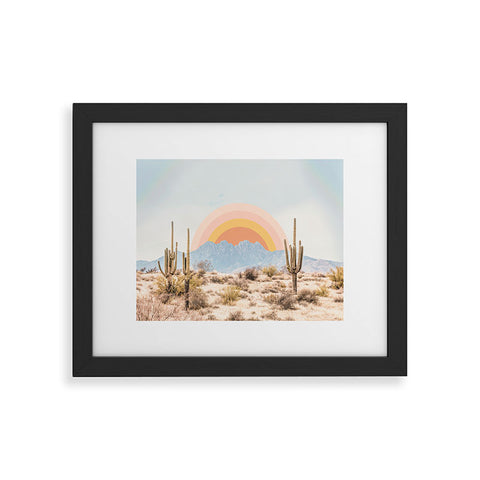 Sisi and Seb Arizona Sun rise Framed Art Print