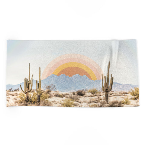 Sisi and Seb Arizona Sun rise Beach Towel